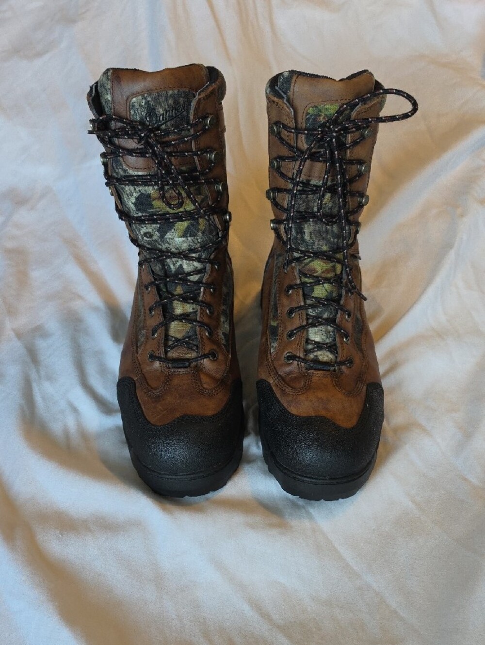Danner Brown and Black Men's Camouflage Hunting Boots